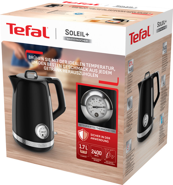 Tefal Soleil KO3558 1.7L Black verpakking