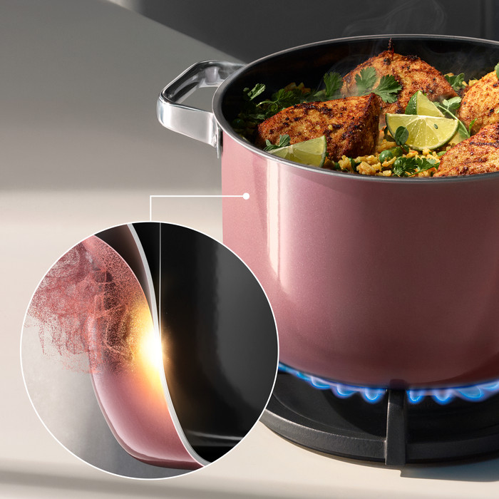 WMF Fusiontec Mineral Pro Pannenset 4-delig Rose Quartz visual leverancier