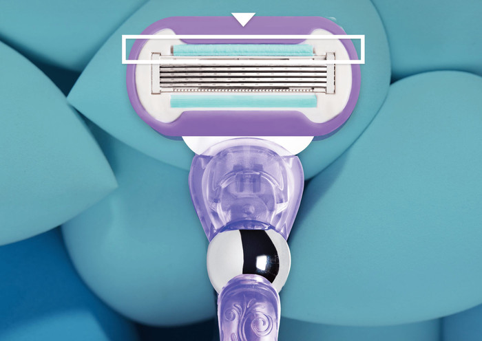 Gillette Venus Extra Smooth Swirl + 9 Navulmesjes detail