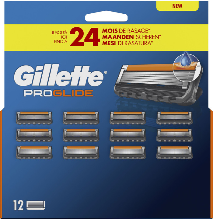 Gillette Proglide Navulmesjes (12 stuks) verpakking