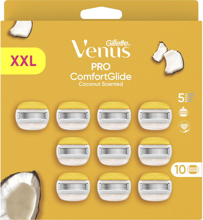 Gillette Venus Pro ComfortGlide Replacement Blades (10 units) packaging