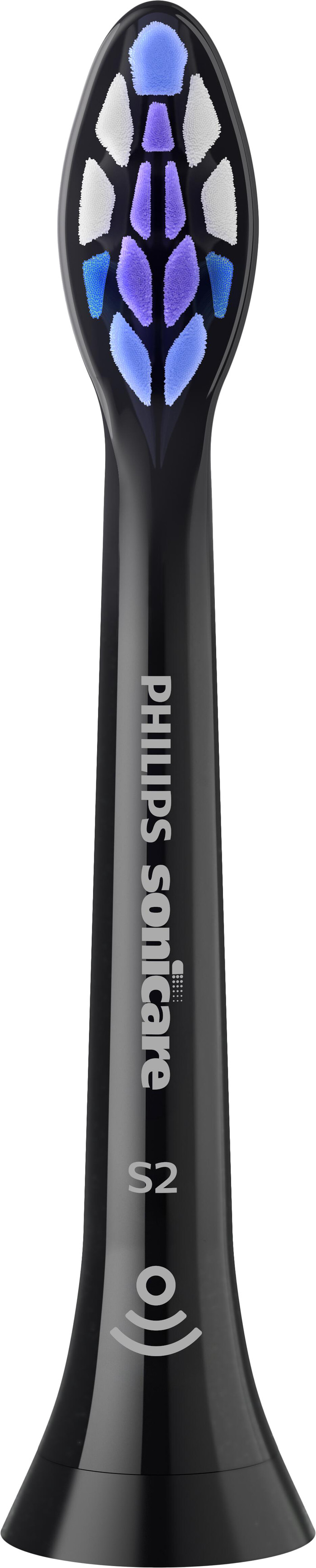 Philips Sonicare Optimal Sensitive HX6052/88 Zwart (2 stuks) voorkant