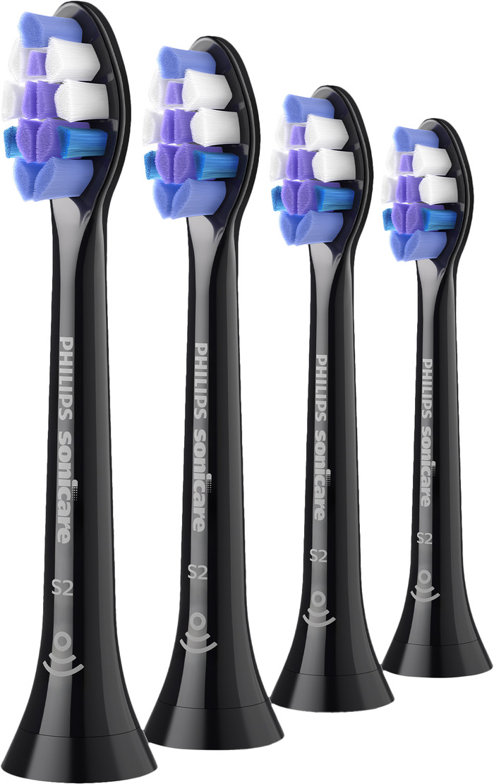 Philips Sonicare Optimal Sensitive HX6054/88 Zwart (4 stuks) voorkant