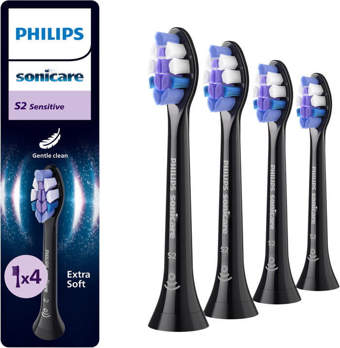 Philips Sonicare Optimal Sensitive HX6054/88 Zwart (4 stuks) Main Image