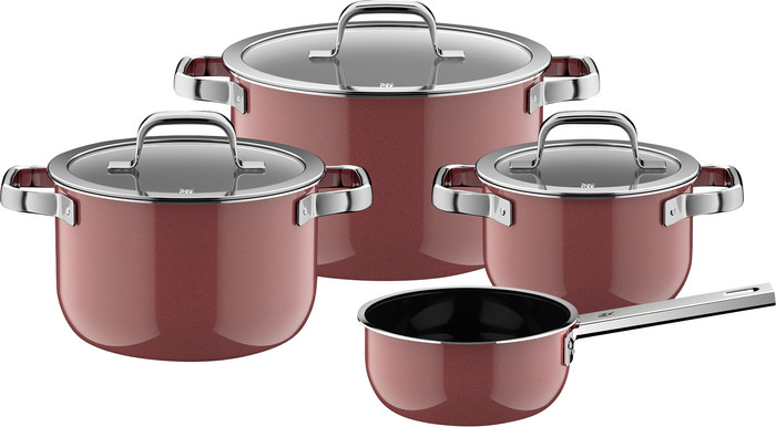 WMF Fusiontec Mineral Pro Pannenset 4-delig Rose Quartz Main Image