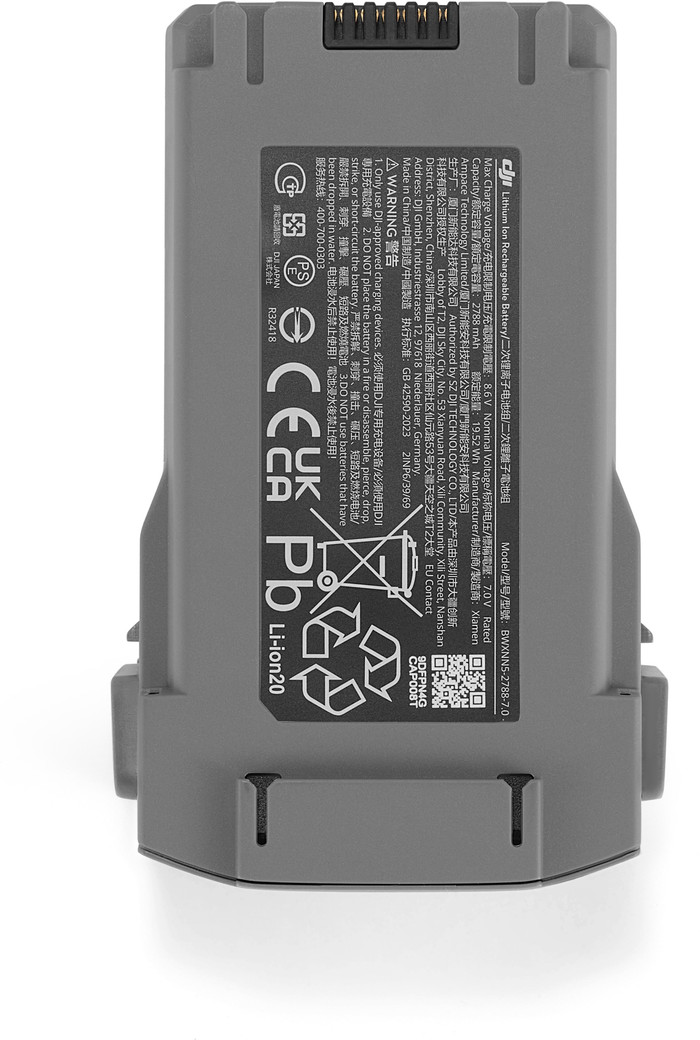 DJI Mini 5 Pro Intelligent Flight Battery achterkant