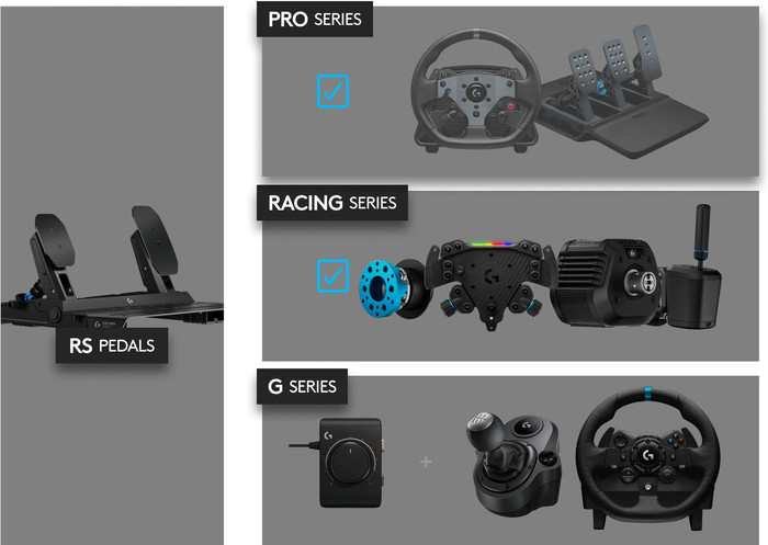 Logitech G RS50 Systeem Xbox & PC + RS pedalen visual leverancier