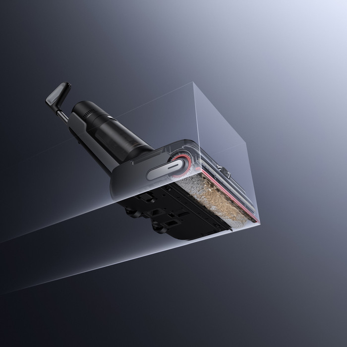 Dreame H15 Pro Foam Wash product in gebruik