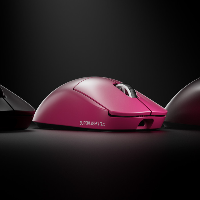 Logitech G PRO X Superlight 2c Draadloze Gaming Muis Magenta visual leverancier