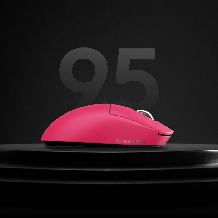 Logitech G PRO X Superlight 2c Draadloze Gaming Muis Magenta visual leverancier