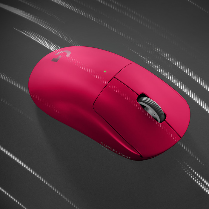 Logitech G PRO X Superlight 2c Draadloze Gaming Muis Magenta visual leverancier