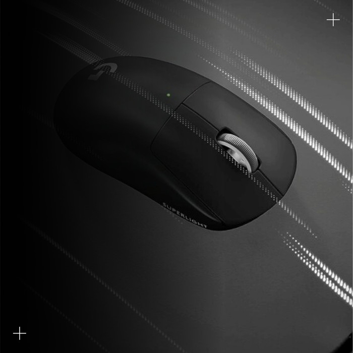 Logitech G PRO X Superlight 2c Draadloze Gaming Muis Zwart visual leverancier