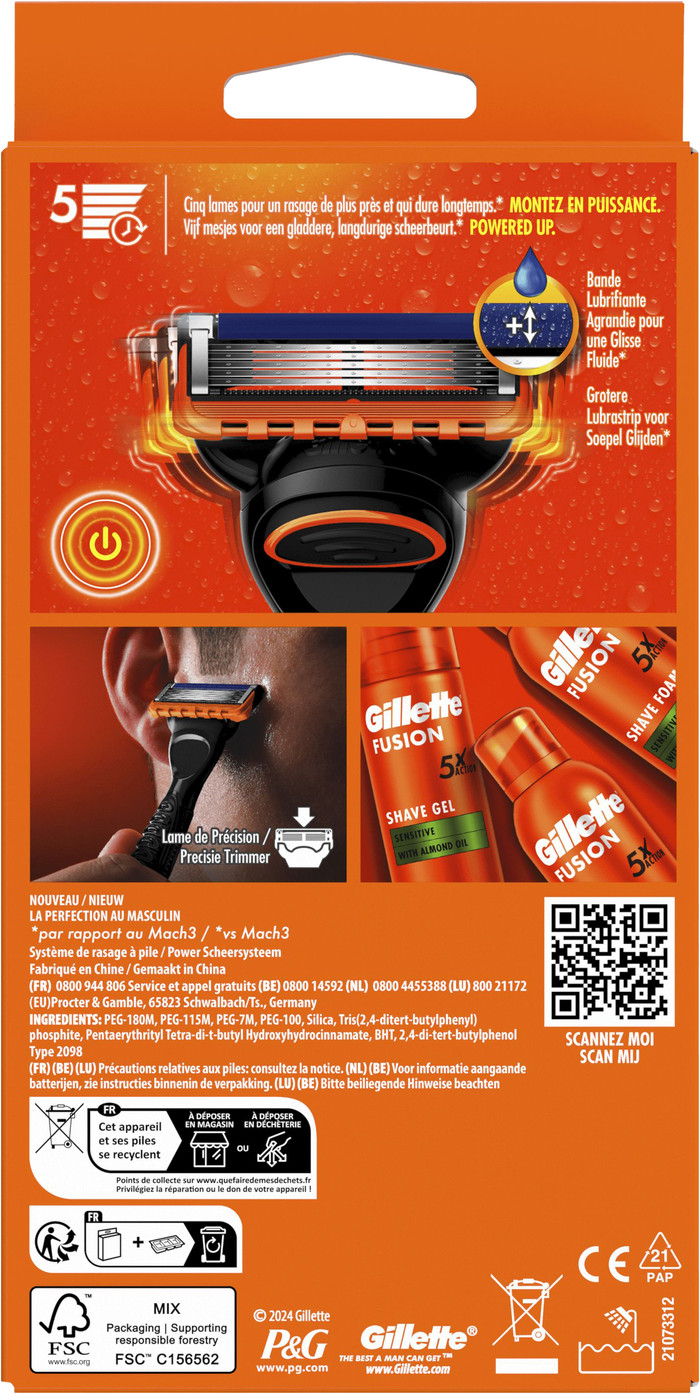 Gillette Fusion5 Power verpakking