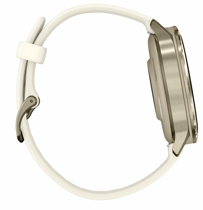 Garmin Venu 4 Goud/Beige 41 mm rechterkant