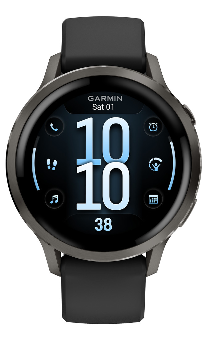 Garmin Venu 4 Zwart 41 mm voorkant