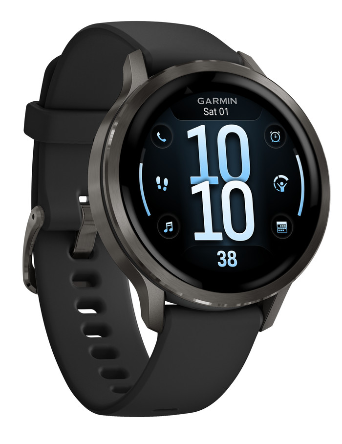 Garmin Venu 4 Zwart 41 mm rechterkant