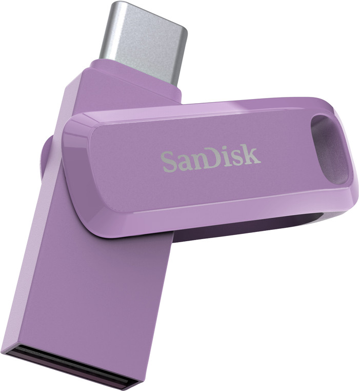 SanDisk Ultra Dual Drive Usb C 256GB Lavender voorkant