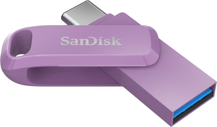 SanDisk Ultra Dual Drive Usb C 256GB Lavender voorkant