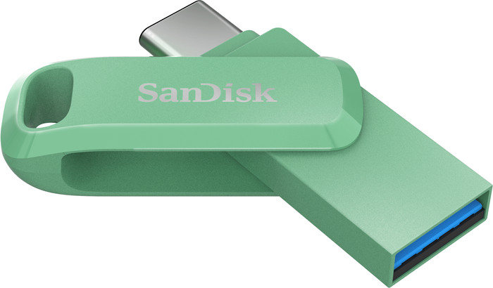 SanDisk Ultra Dual Drive USB-C 256GB Absinthe Green front
