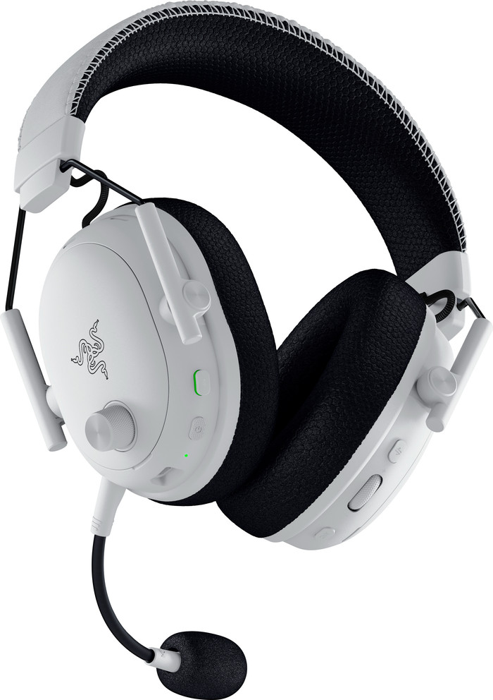 Razer BlackShark V3 Pro Wireless PC - White achterkant