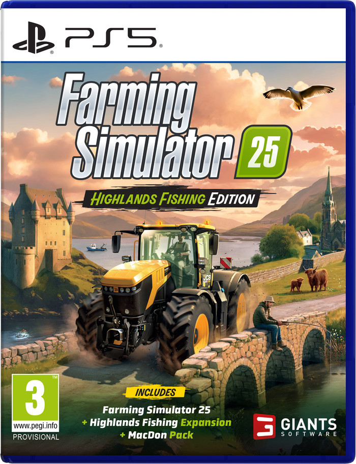 Farming Simulator 25 Highlands Fishing Edition PS5 Main Image