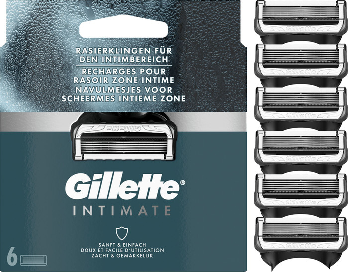 Gillette Intimate Replacement Blades (6 units) Main Image