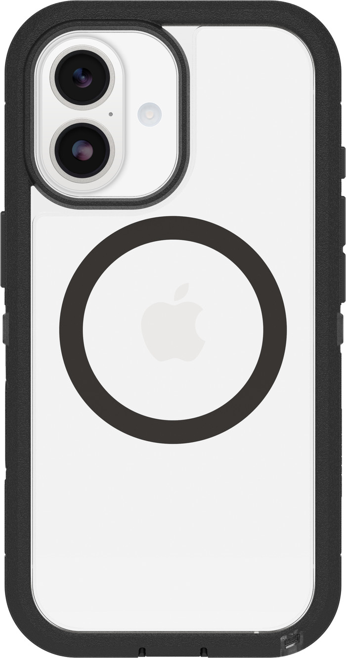 OtterBox Defender Pro XT iPhone 17 Back Cover with MagSafe Magnet Transparent Black Edge Main Image