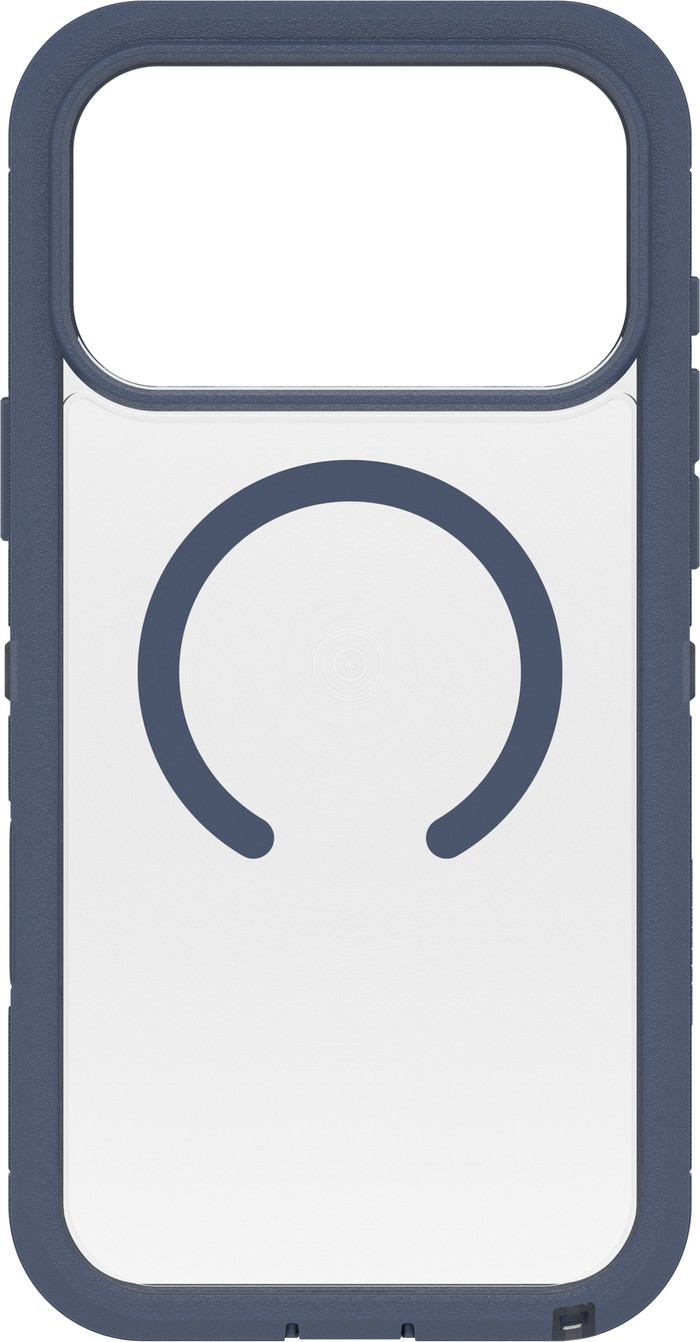 OtterBox Defender Pro XT iPhone 17 Pro Max Back Cover MagSafe Magnet Transparent Blue front