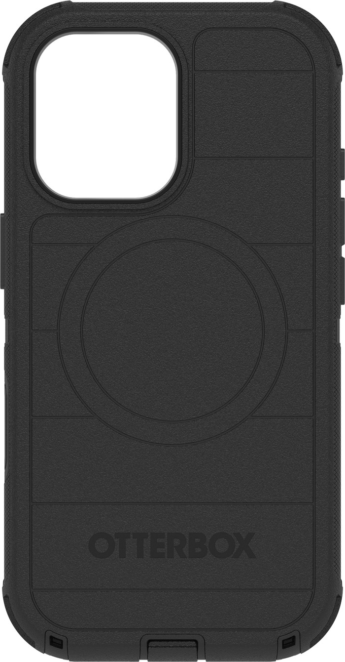 OtterBox Defender Pro iPhone 17 Back Cover with MagSafe Magnet Black front