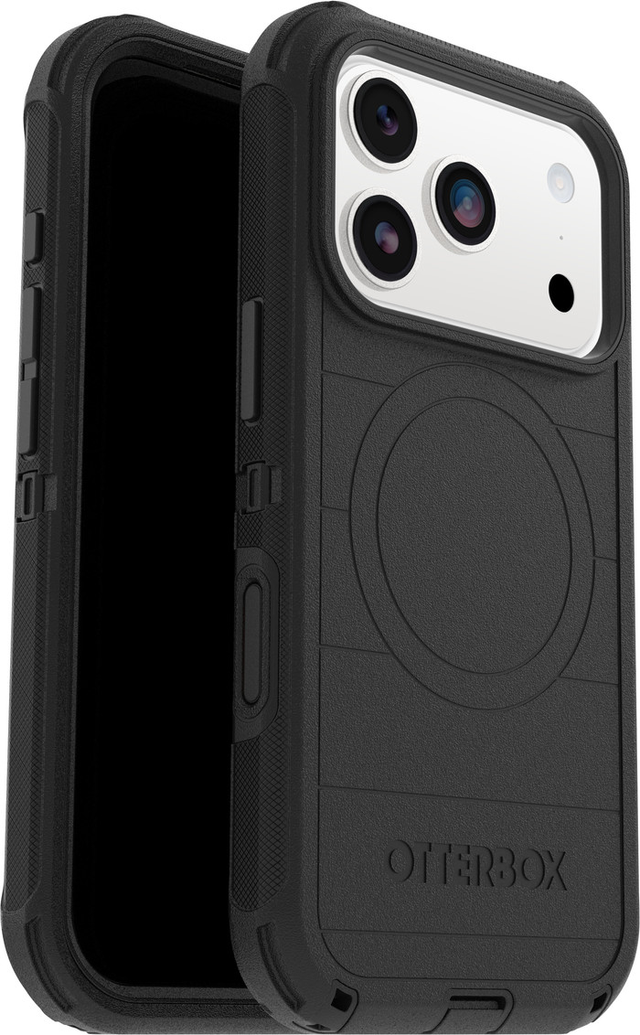 Otterbox Defender Pro iPhone 17 Pro Back Cover met MagSafe Magneet Zwart samengesteld product