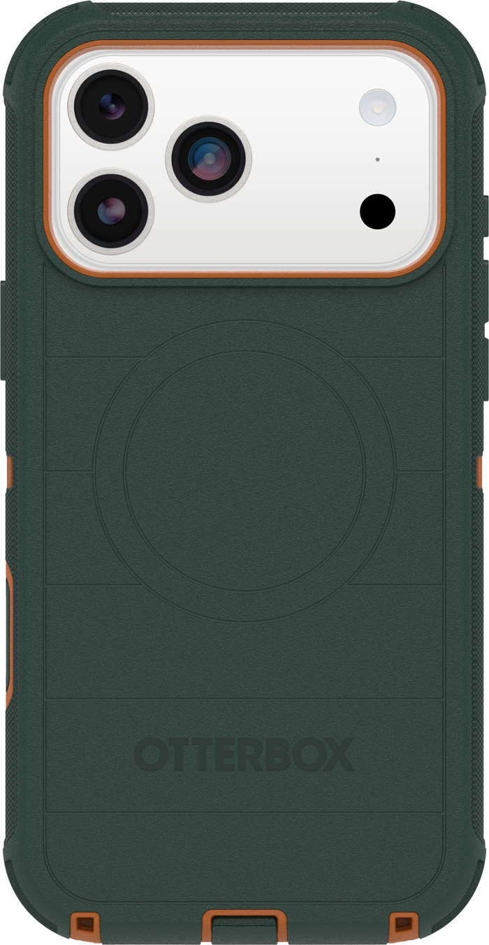 OtterBox Defender Pro iPhone 17 Pro Max Back Cover with MagSafe Magnet Green Main Image