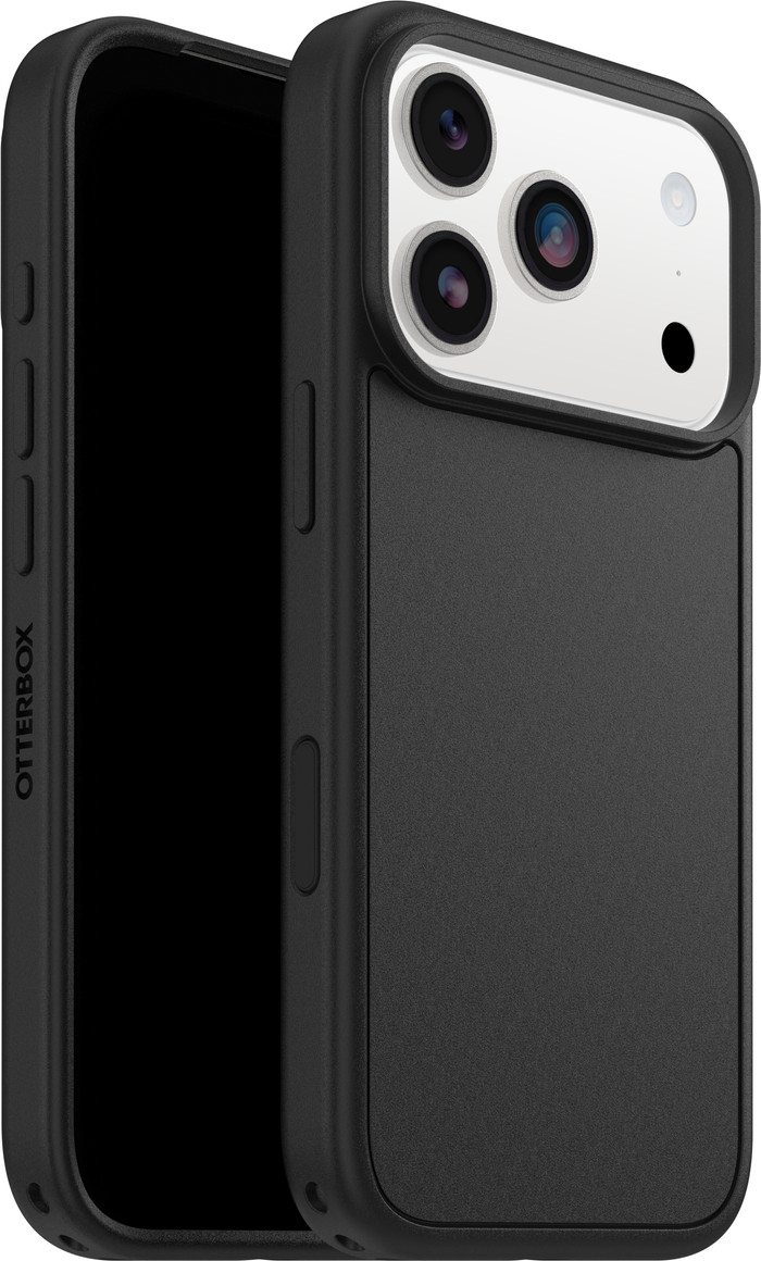 OtterBox Symmetry Apple iPhone 17 Pro Back Cover with MagSafe Black combined product