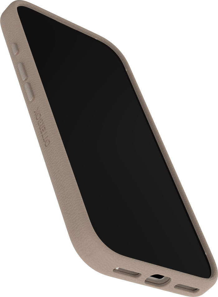 OtterBox Symmetry iPhone 17 Back Cover with MagSafe Magnet Leather Gray front