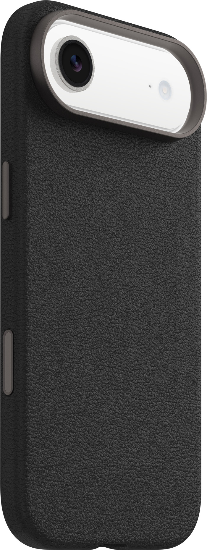 OtterBox Symmetry iPhone 17 Air Back Cover with MagSafe Magnet Leather Black right side