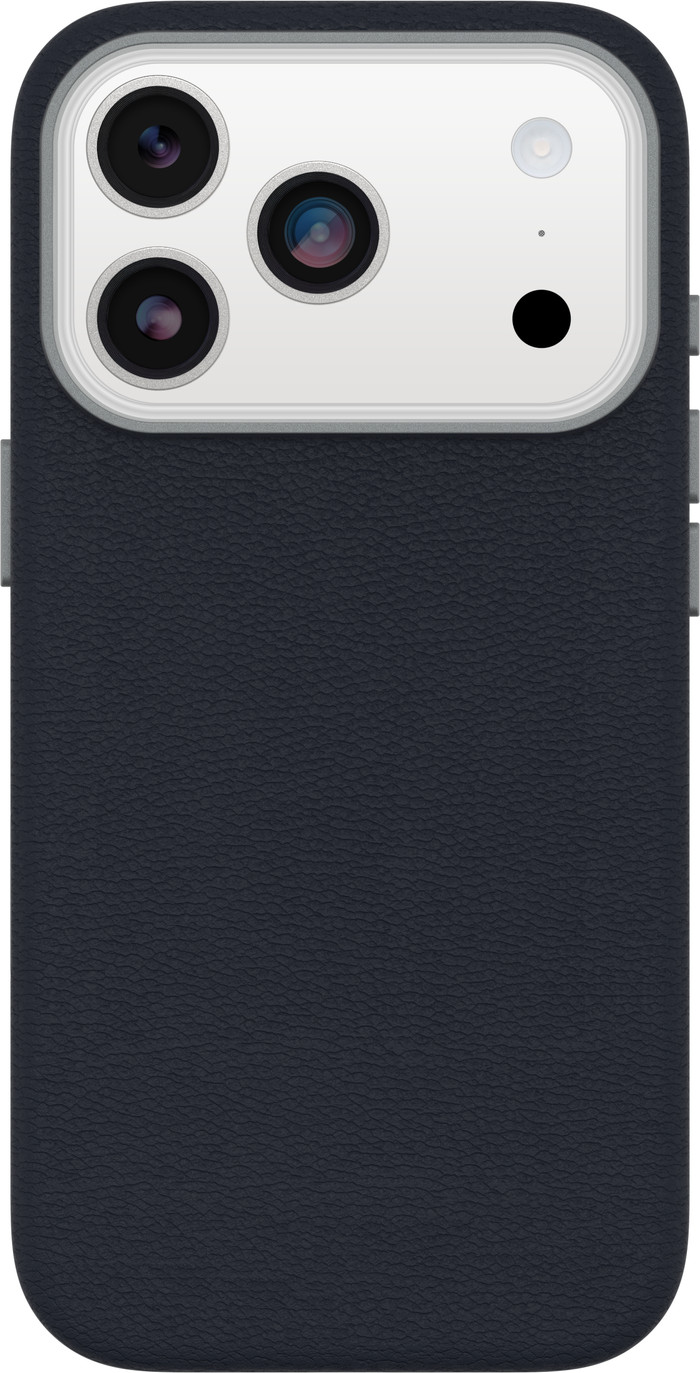 Otterbox Symmetry iPhone 17 Pro Back Cover met MagSafe Magneet Leer Blauw Main Image