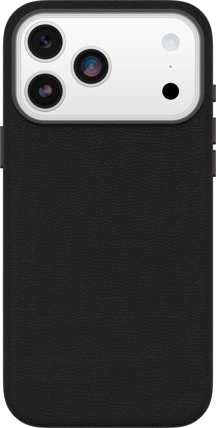 Otterbox Symmetry iPhone 17 Pro Max Back Cover met MagSafe Magneet Leer Zwart Main Image