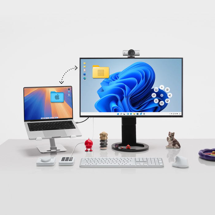 Logitech MX Master 4 Lichtgrijs + Logitech MX Keys S Grijs Qwerty visual leverancier