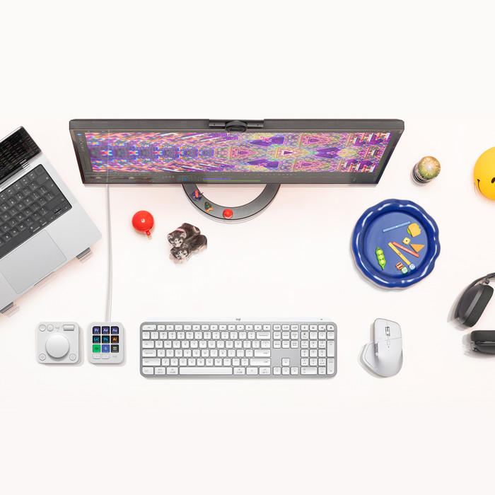 Logitech MX Master 4 Lichtgrijs + Logitech MX Keys S Grijs Qwerty visual leverancier