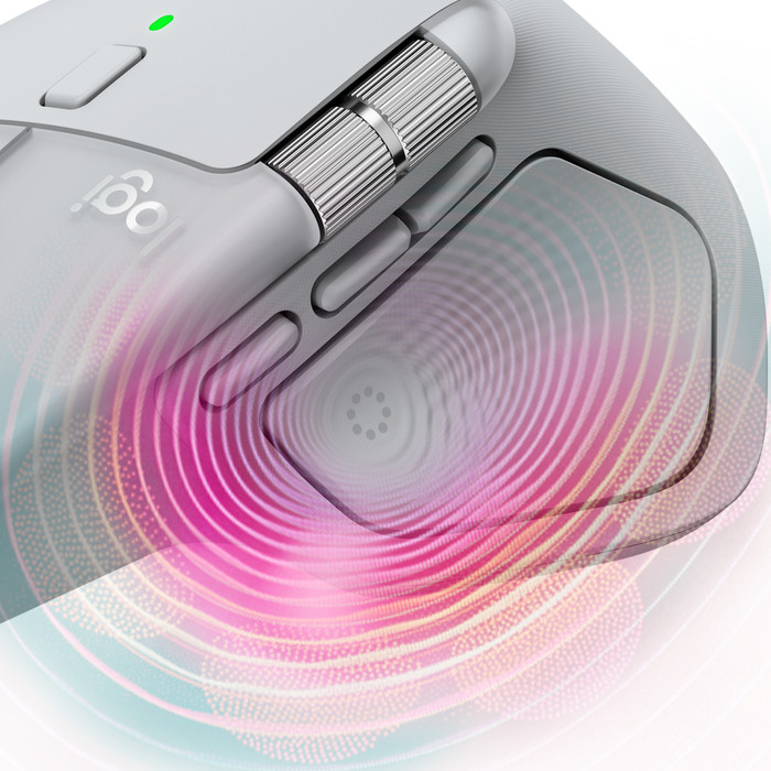 Logitech MX Master 4 Lichtgrijs + Logitech MX Keys S Grijs Qwerty visual leverancier