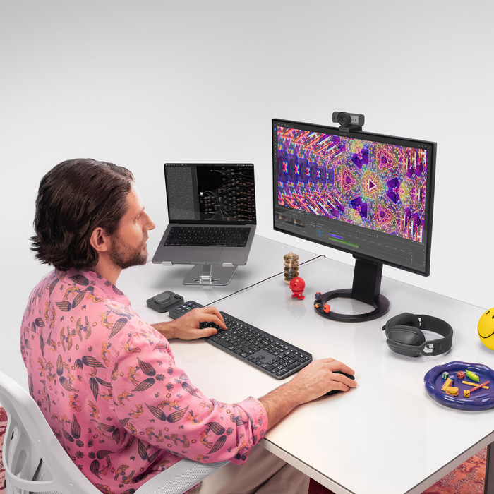 Logitech MX Master 4 Lichtgrijs + Logitech MX Keys S Grijs Qwerty visual leverancier