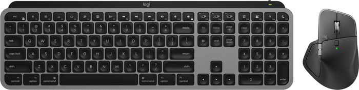 Logitech MX Master 4 for Mac Space Black + Logitech MX Keys S for Mac QWERTY Black Main Image