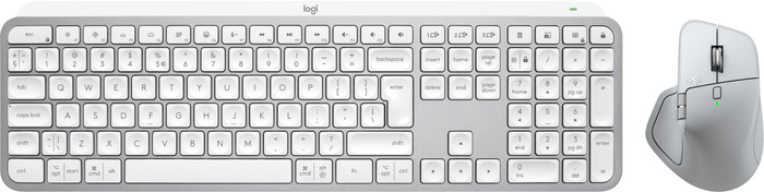Logitech MX Master 4 voor Mac Zilver + Logitech MX Keys S for Mac Qwerty Wit Main Image