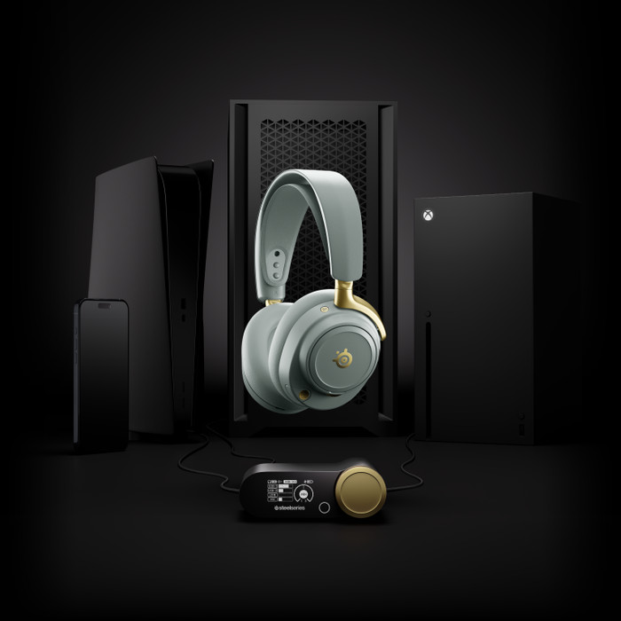SteelSeries Arctis Nova Elite Sage & Gold visual supplier