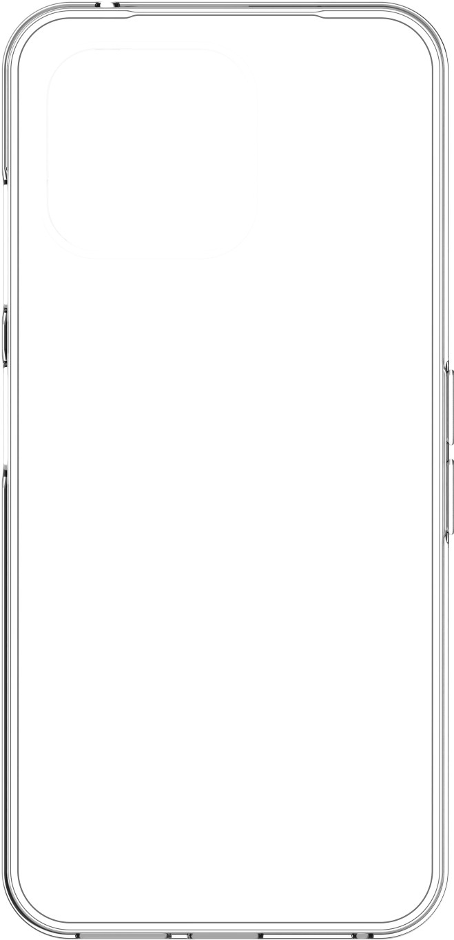 Just in Case Soft Design Fairphone 6 Back Cover Transparant achterkant