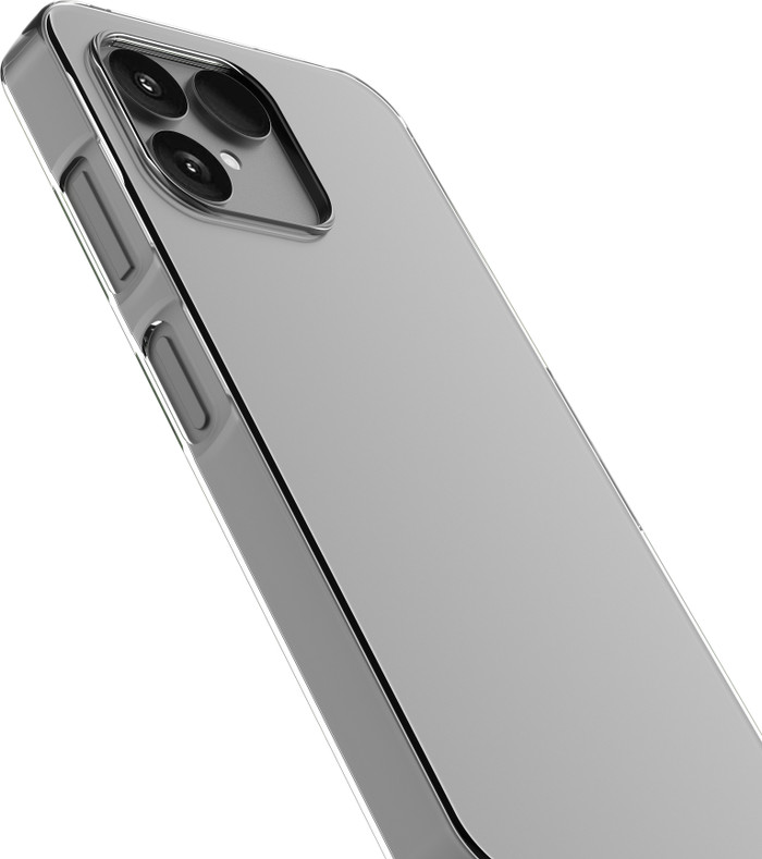 Just in Case Soft Design Fairphone 6 Back Cover Transparant linkerkant