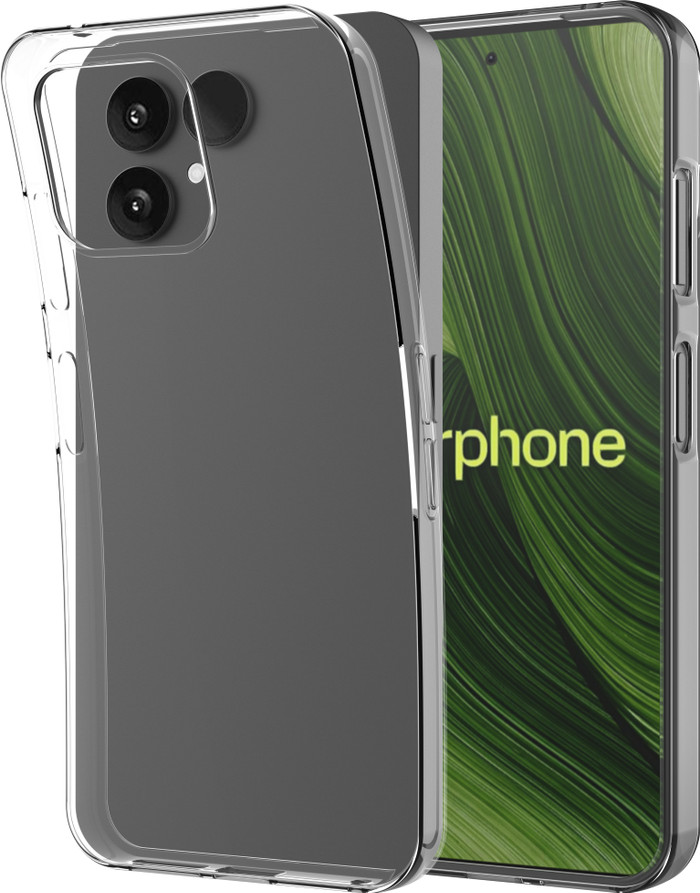 Just in Case Soft Design Fairphone 6 Back Cover Transparant detail