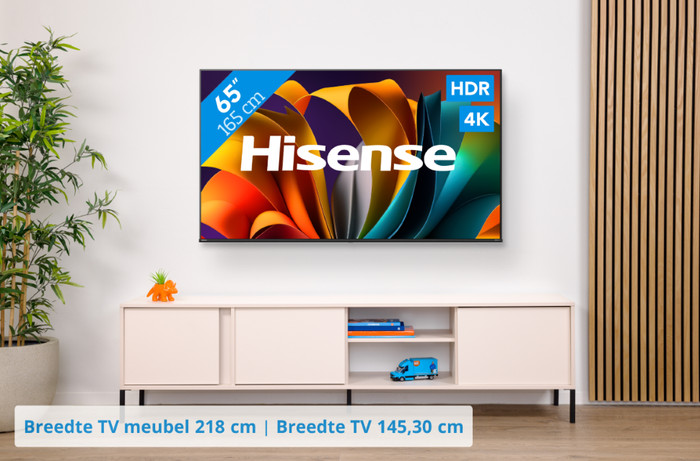 Hisense 65A6K 4K visual Coolblue 1