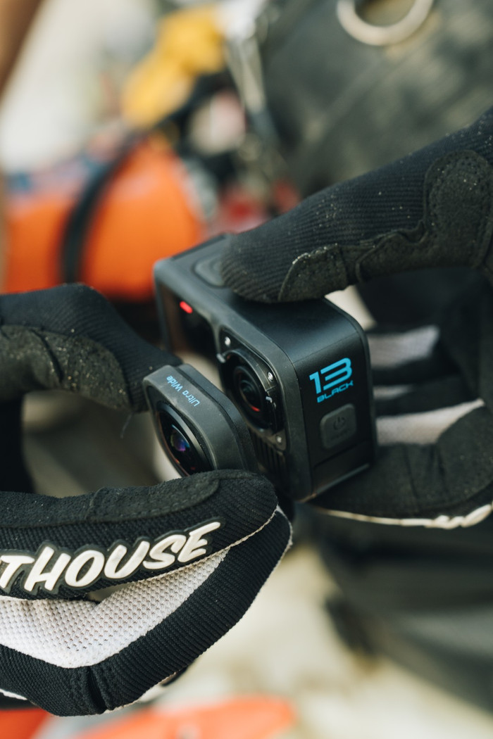 GoPro HERO 13 Black Ultra Wide Edition product in use