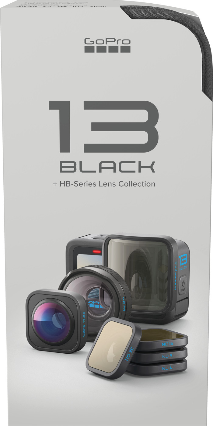 GoPro HERO 13 Black + Lens Collection verpakking