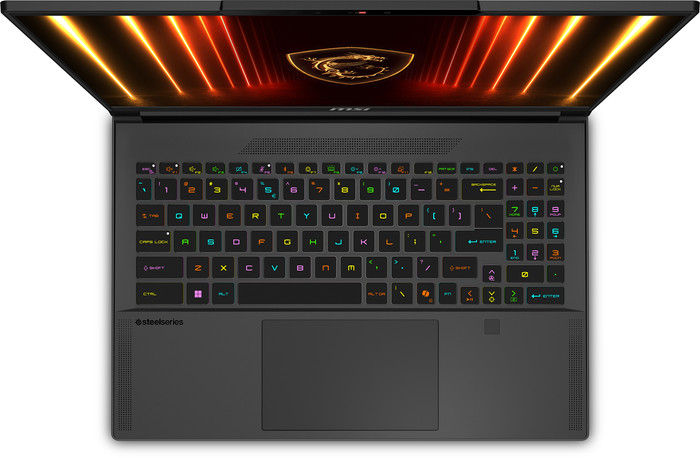 MSI Stealth 16 AI A2HWFG-023NL bovenkant